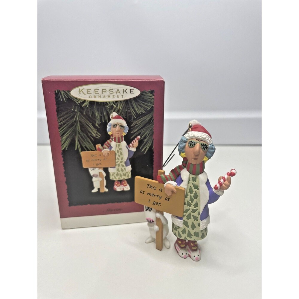 Hallmark Keepsake Maxine Ornament Merry As I Get Christmas Dog Floyd